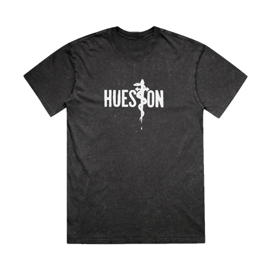 Snake Crystal Wash Tee (Black-Unisex)