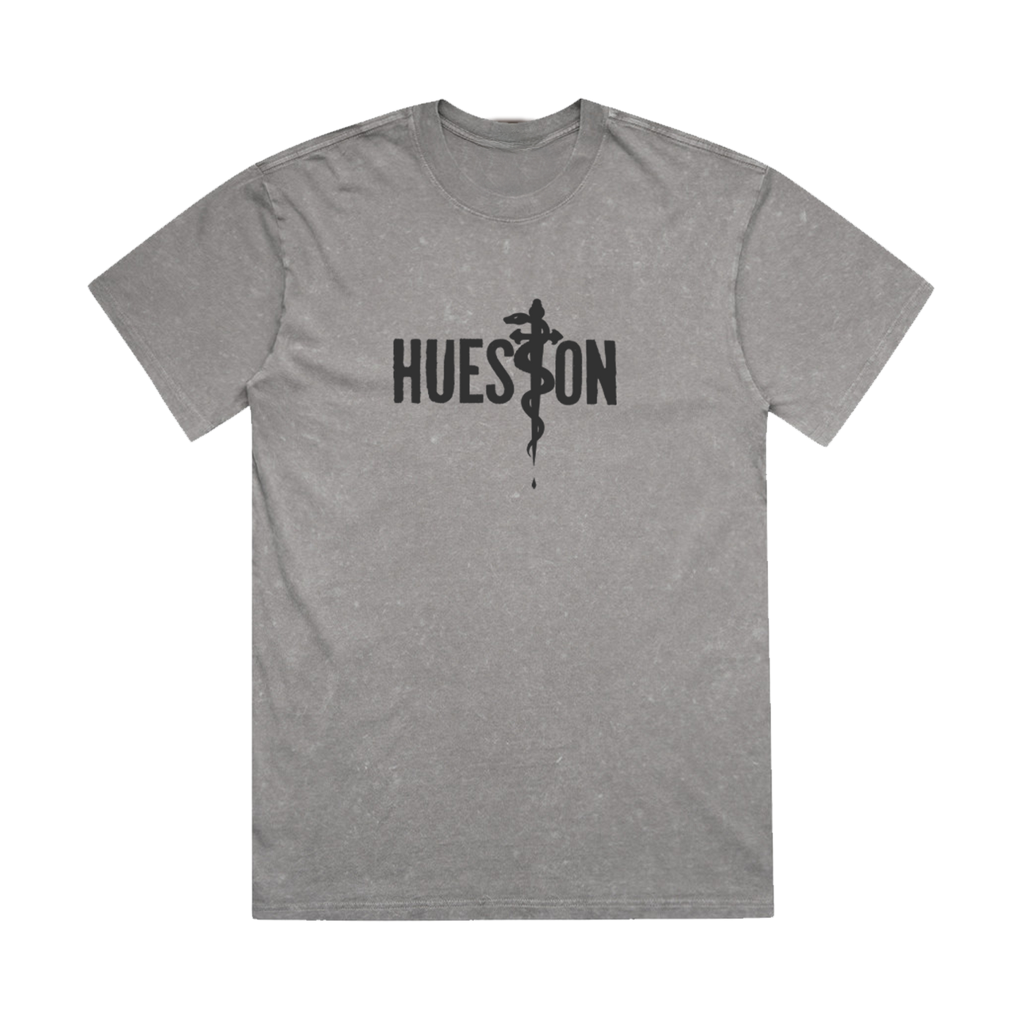 Snake Crystal Wash Tee (Gray- Unisex)