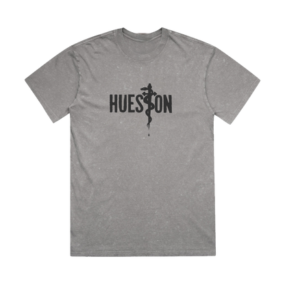 Snake Crystal Wash Tee (Gray- Unisex)